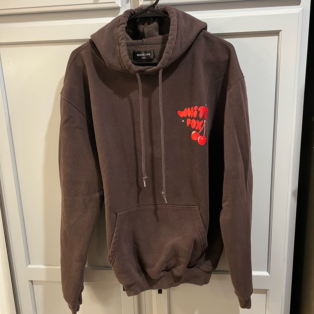 White Fox Boutique Brown Cherry Bomb Hoodie